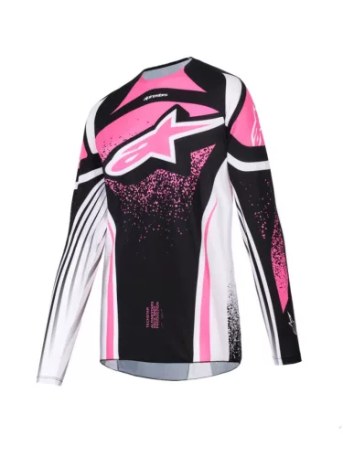 Tricou Cross dama Alpinestars Stella Techstar Nomur negru/alb