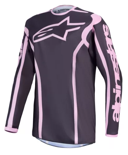 Tricou Cross dama Alpinestars Stella Fluid Apex v2 gri/roz