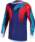 Tricou Cross copii Alpinestars Fluid Drag albastru/bleumarin/rosu