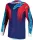 Tricou Cross copii Alpinestars Fluid Drag albastru/bleumarin/rosu