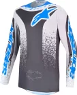 Tricou Cross copii Alpinestars Fluid Drag gri/lila