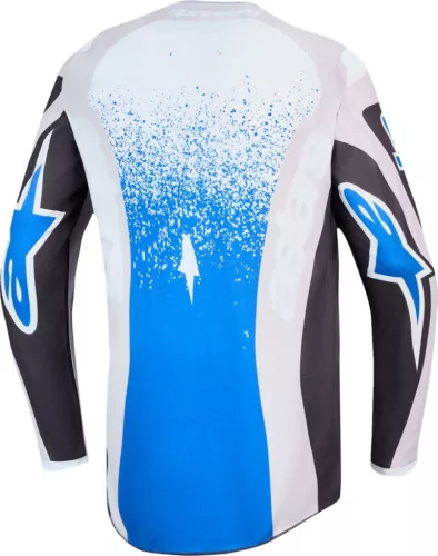Tricou Cross copii Alpinestars Fluid Drag gri/lila