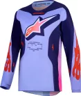 Tricou Cross copii Alpinestars Fluid Hunt mov/roz