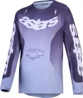 Tricou Cross copii Alpinestars Fluid Amber gri/mov/alb