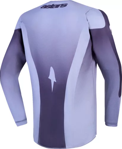 Tricou Cross copii Alpinestars Fluid Amber gri/mov/alb