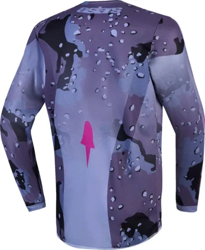 Tricou Cross copii Alpinestars Fluid Lone gri/camuflaj