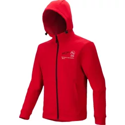 Geaca Enduro Alpinestars Racer MX Fleece Hoodie rosu
