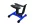 Stand moto ridicător Bihr X-Treme albastru 2BI08200100011