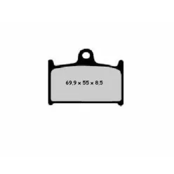 Plăcuțe frână Nissin semi-metalice 2P-208NS