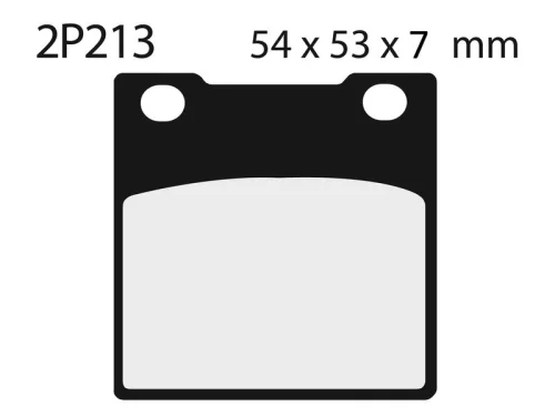 Plăcuțe frână Nissin semi-metalice spate 2P-213NS