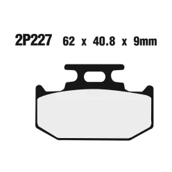 Plăcuțe frână Nissin sinterizate 2P-227ST