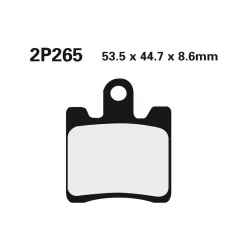Plăcuțe frână Nissin semi-metalice 2P-265NS