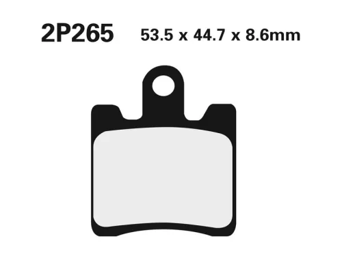 Plăcuțe frână Nissin semi-metalice 2P-265NS