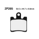 Plăcuțe frână Nissin semi-metalice 2P-265NS