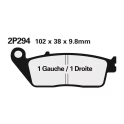 Plăcuțe frână Nissin sinterizate spate 2P-281ST