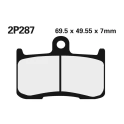 Plăcuțe frână Nissin sinterizate față 2P-287ST