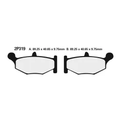 Plăcuțe frână Nissin semi-metalice spate 2P-319NS
