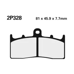 Plăcuțe frână Nissin sinterizate față 2P-328ST