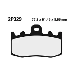 Plăcuțe frână Nissin sinterizate față 2P-329ST