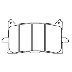 Plăcuțe frână Nissin sinterizate față 2P-371ST