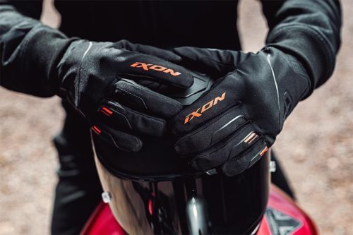 Manusi barbati Roadster Ixon Pro Hurricane 2 MS negru/rosu