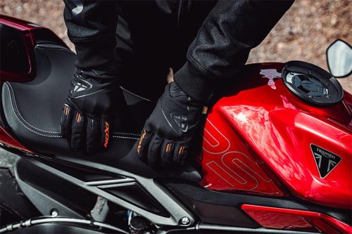 Manusi barbati Roadster Ixon Pro Hurricane 2 MS negru/rosu