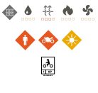 Manusi barbati Roadster vara textil Ixon Rise TX MS negru/alb