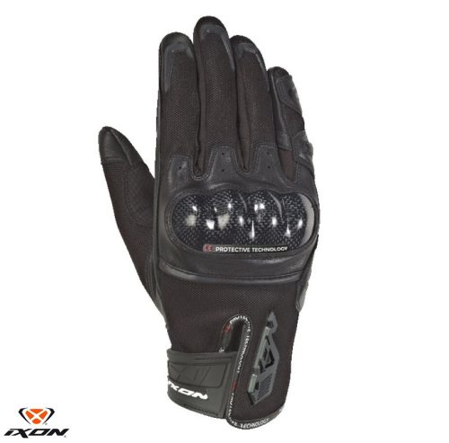 Manusi barbati Roadster vara piele/textil Ixon RS Rise Air MS negru