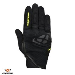   Manusi barbati Roadster vara textil/piele Ixon MIG MS negru/galben