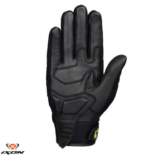 Manusi barbati Roadster vara textil/piele Ixon MIG MS negru/galben