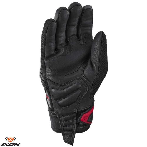 Manusi barbati Roadster vara textil/piele Ixon MIG 2 Air Flow MS negru/alb/rosu