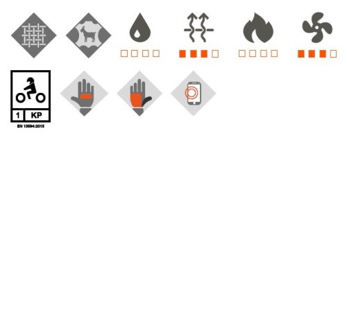 Manusi barbati Roadster vara textil/piele Ixon MIG 2 MS negru/khaki