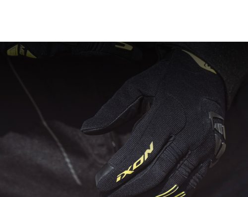 Manusi barbati Roadster vara textil/piele Ixon MIG 2 MS negru/galben