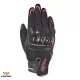 Manusi dama Roadster vara piele/textil Ixon RS Rise Air LS negru/fucshsia