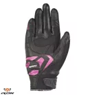 Manusi dama Roadster vara piele/textil Ixon RS Rise Air LS negru/fucshsia