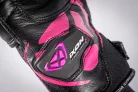 Manusi dama Roadster vara piele/textil Ixon RS Rise Air LS negru/fucshsia