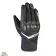 Manusi dama Roadster vara piele/textil Ixon RS Launch LS negru/gri
