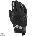 Manusi dama Roadster vara textil/piele Ixon MIG 2 LS negru/alb