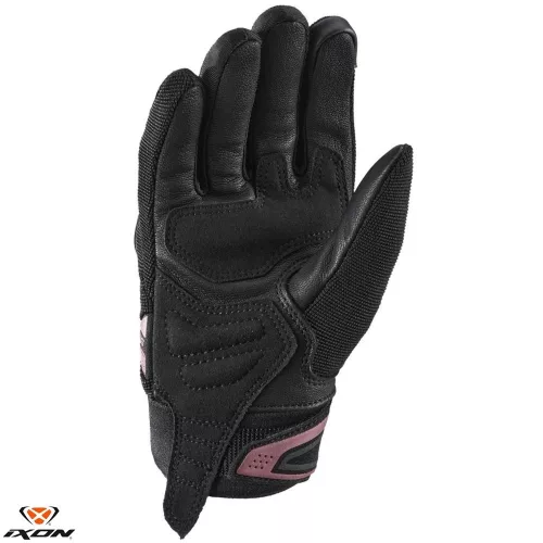 Manusi dama Roadster vara textil/piele Ixon MIG 2 LS negru/burgundy