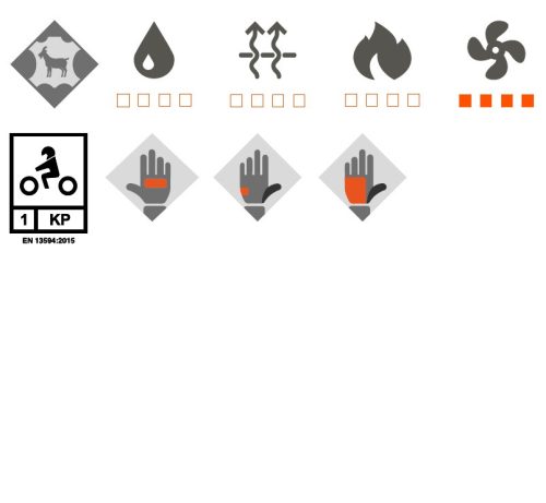 Manusi barbati Roadster vara piele/textil Ixon Rise Air 2 MS negru/galben