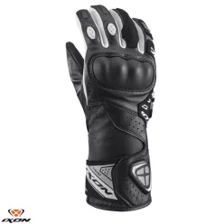 Manusi dama Racing vara piele Ixon Thund LS negru/alb