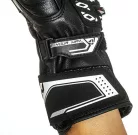 Manusi dama Racing vara piele Ixon Thund LS negru/alb