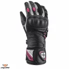 Manusi dama Racing vara piele Ixon Thund LS negru/fucshia