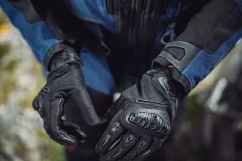 Manusi dama Roadster vara piele/textil Ixon Rise Air 2 LS negru