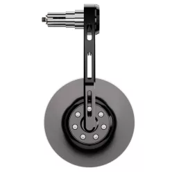   Oglindă capăt de ghidon Highsider Conero Evo, negru (bucată)