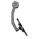 Oglindă capăt de ghidon Highsider Conero cu semnalizator LED, negru (bucată)