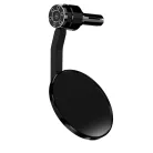 Oglindă capăt de ghidon Highsider Conero cu semnalizator LED, negru (bucată)