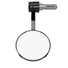Oglindă capăt de ghidon Highsider Conero cu semnalizator LED, negru (bucată)