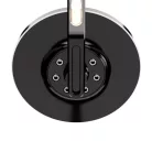 Oglindă capăt de ghidon Highsider Conero cu semnalizator LED, negru (bucată)