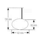 Oglindă capăt de ghidon Highsider rotundă, fixare pe contragreutate, negru, neomologat (pereche)